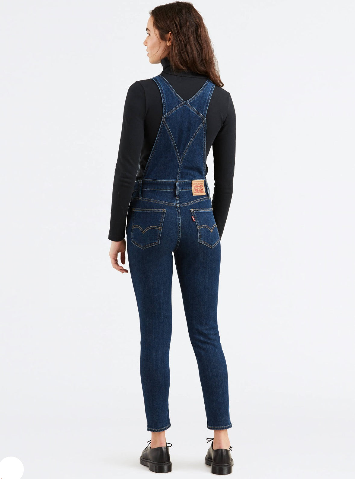 Levi's skinny overalls sales