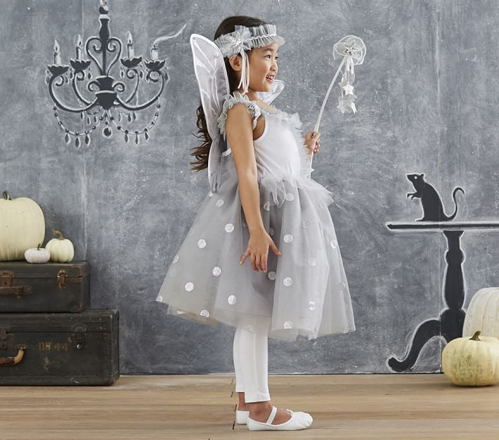 PitaPat Silver Fairy Halloween Costume 7-8 - PitaPats.com