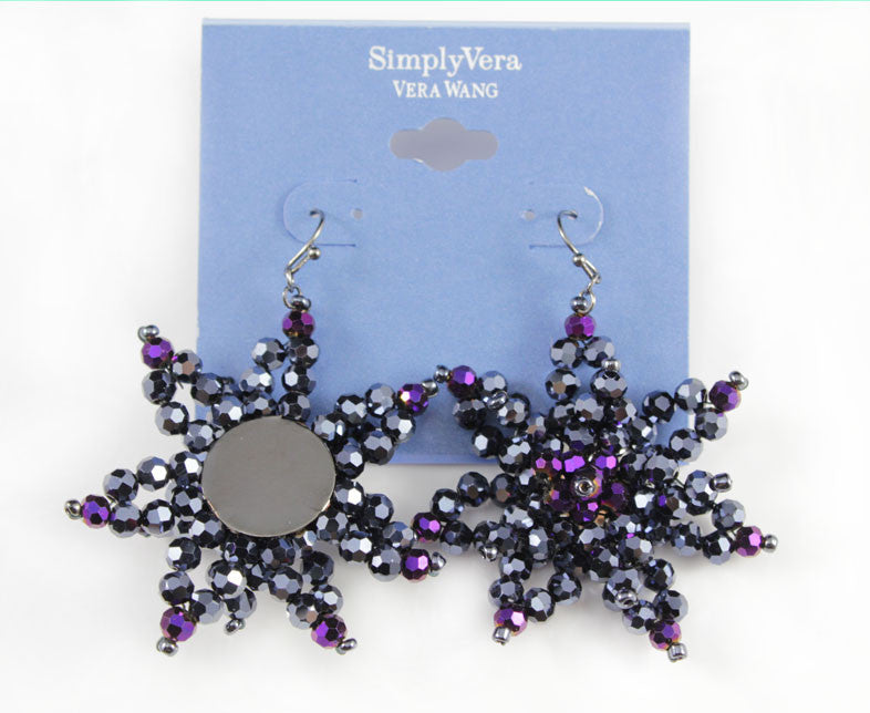 Simply Vera Vera Wang Big Star Flower Earring - PitaPats.com