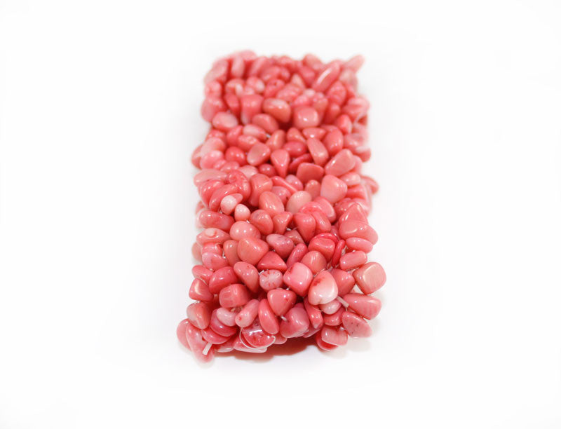 Real Natural Stone Pink Coral Bracelet - PitaPats.com