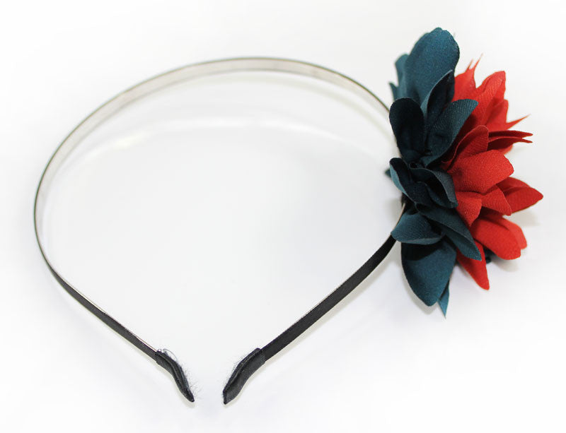 Red Dahlia Headband - PitaPats.com