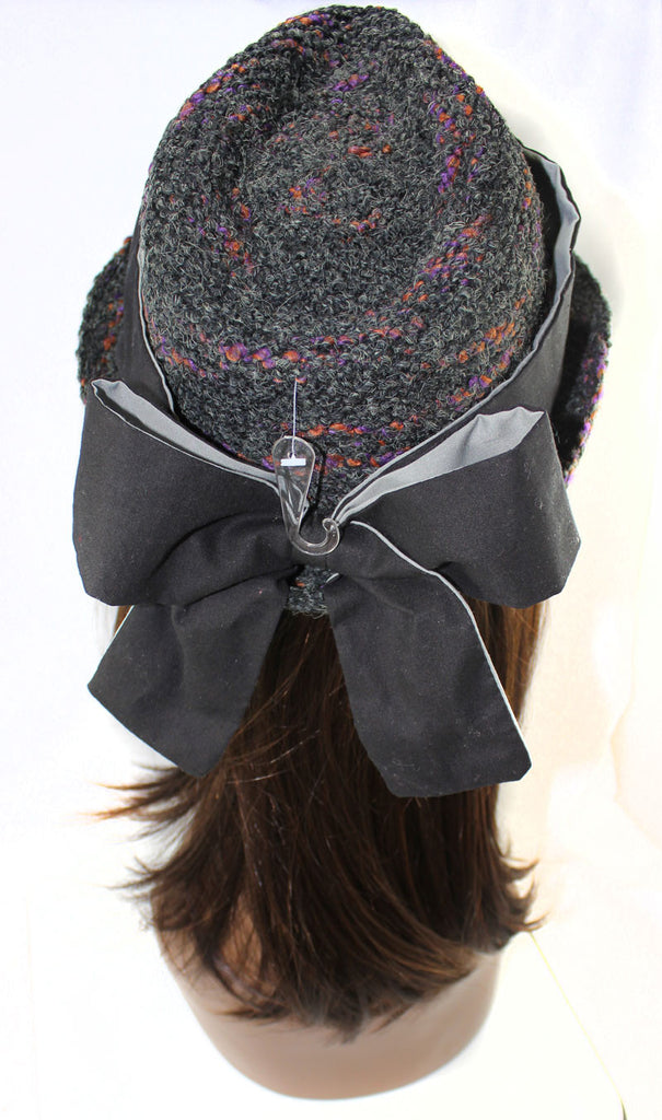 Wool Fedora Bow on the Back Hat - PitaPats.com