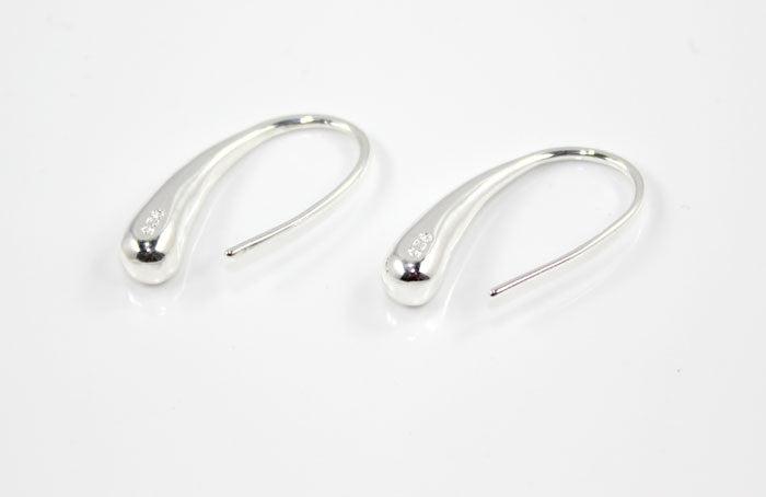 Sterling Silver Fish Hook Earring - PitaPats.com