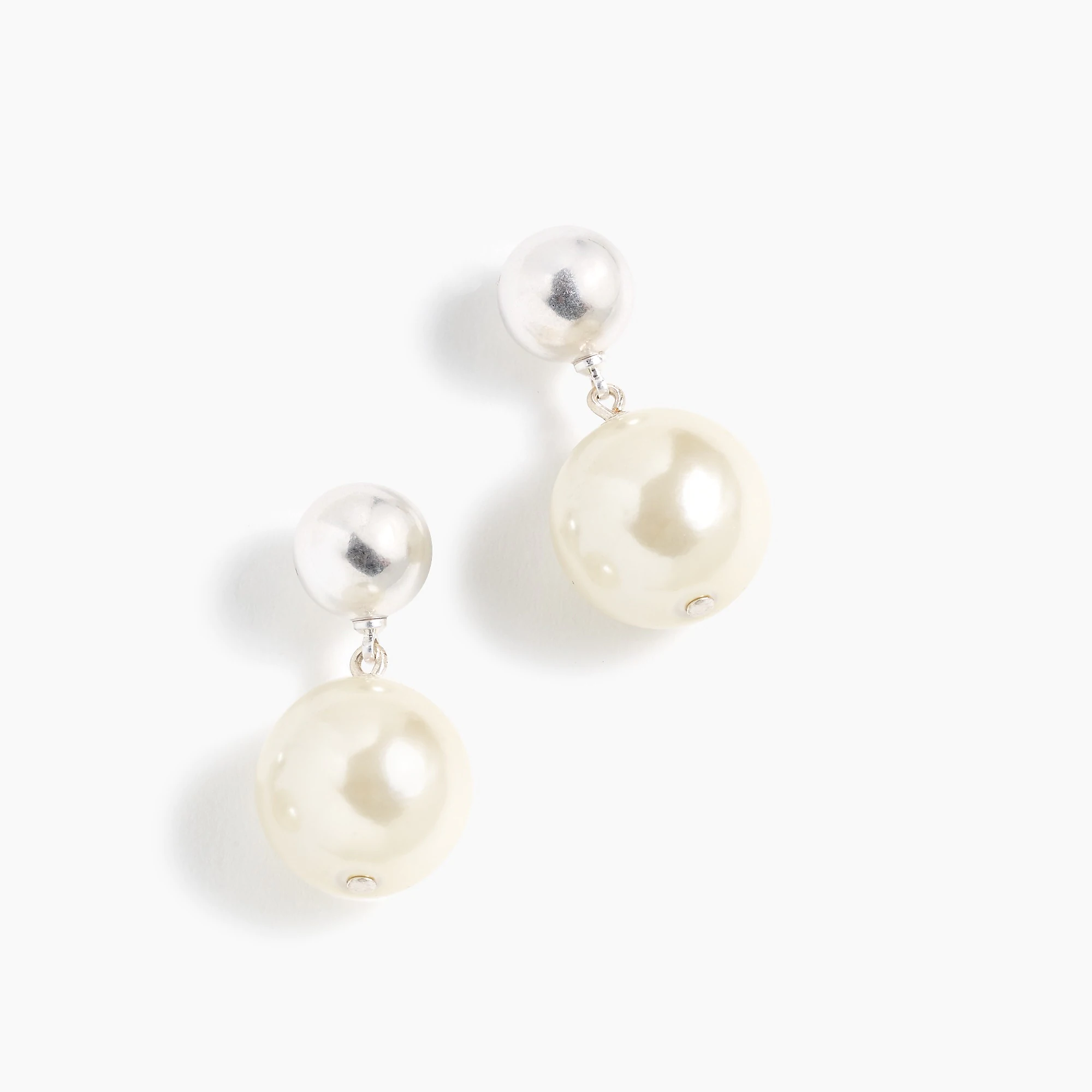 J crew pearl online earrings