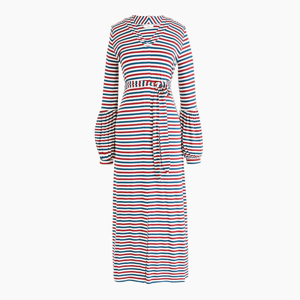 j crew long sleeve striped dress J.crew Universal Standard for J.Crew jersey long-sleeve maxi in – Pit-a-Pats.com option 4 velvet 5440361. Amoretu Dresses for Women Size:11 US Women (8 AU/UK)