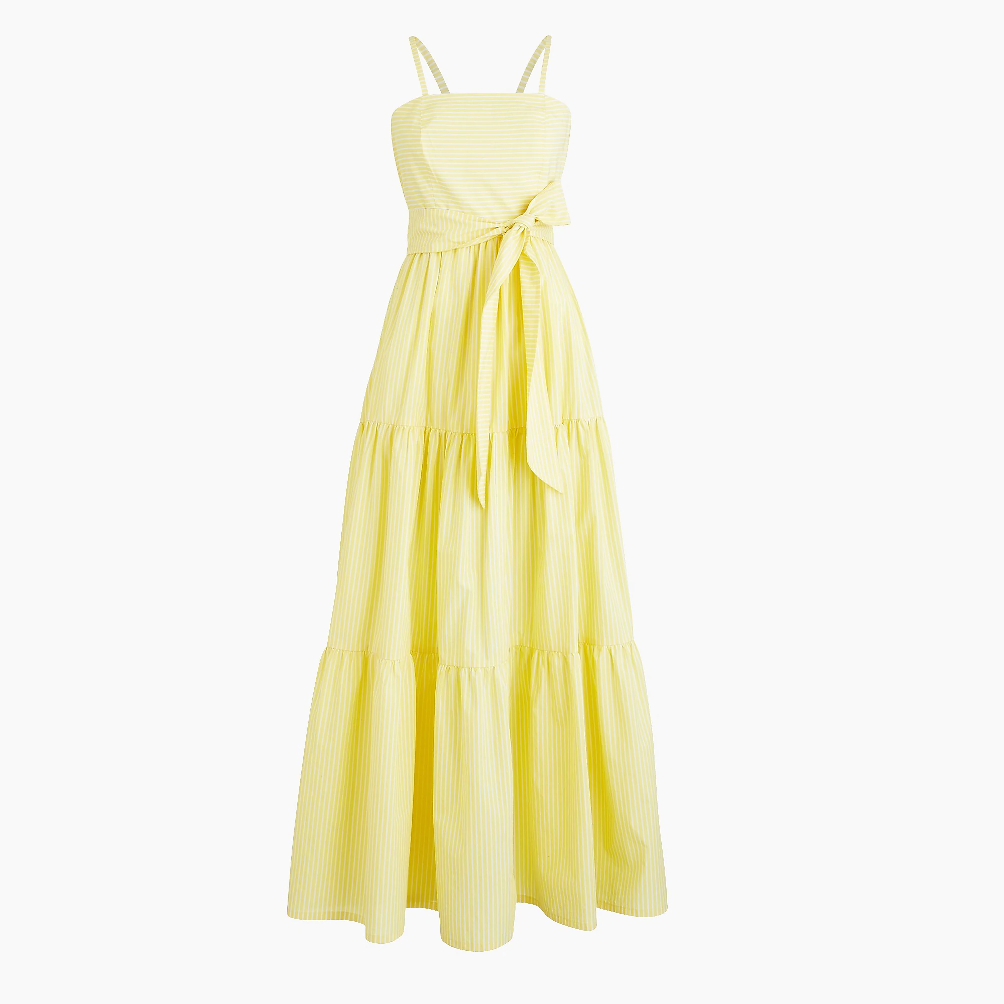 J.crew Tiered maxi dress in stripe
