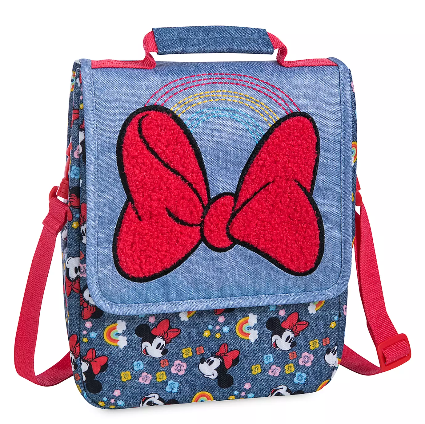 Shop Minnie Mouse Print Lunch Bag with Adjustable Strap and Zip Closure  Online | Max UAE