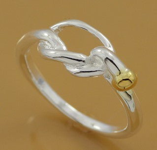 Sterling Silver Knotted Ring - PitaPats.com