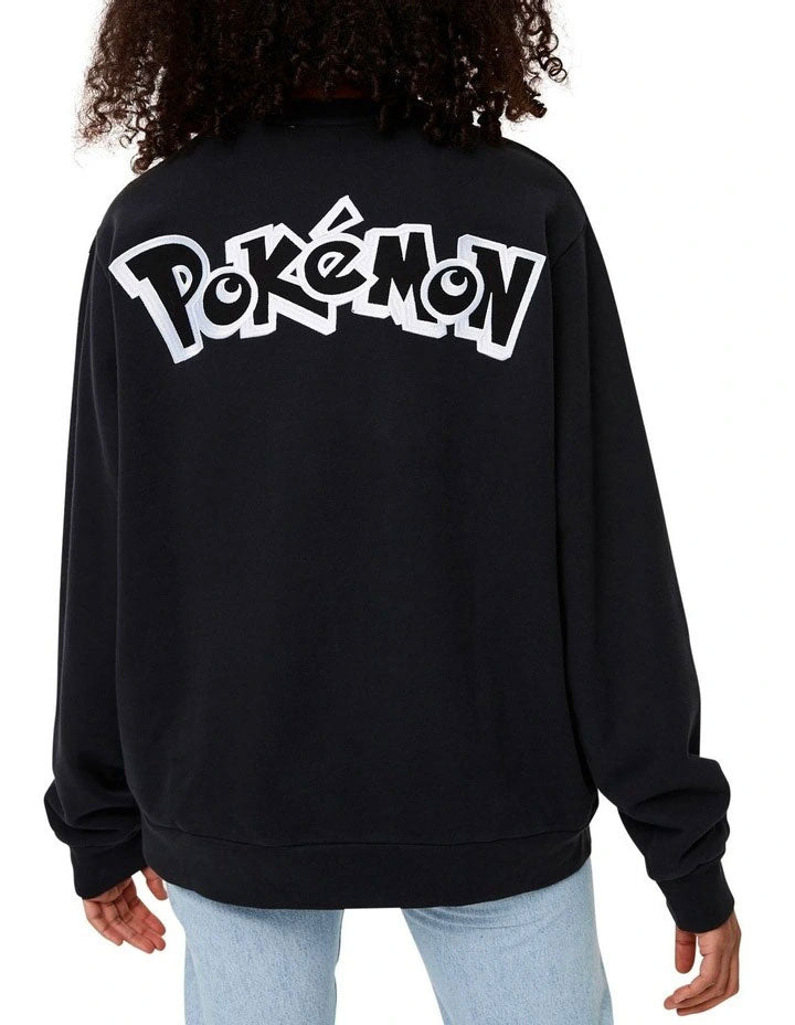 Levis x Pokémon Unisex Crewneck Sweatshirt Black - SS21 - US