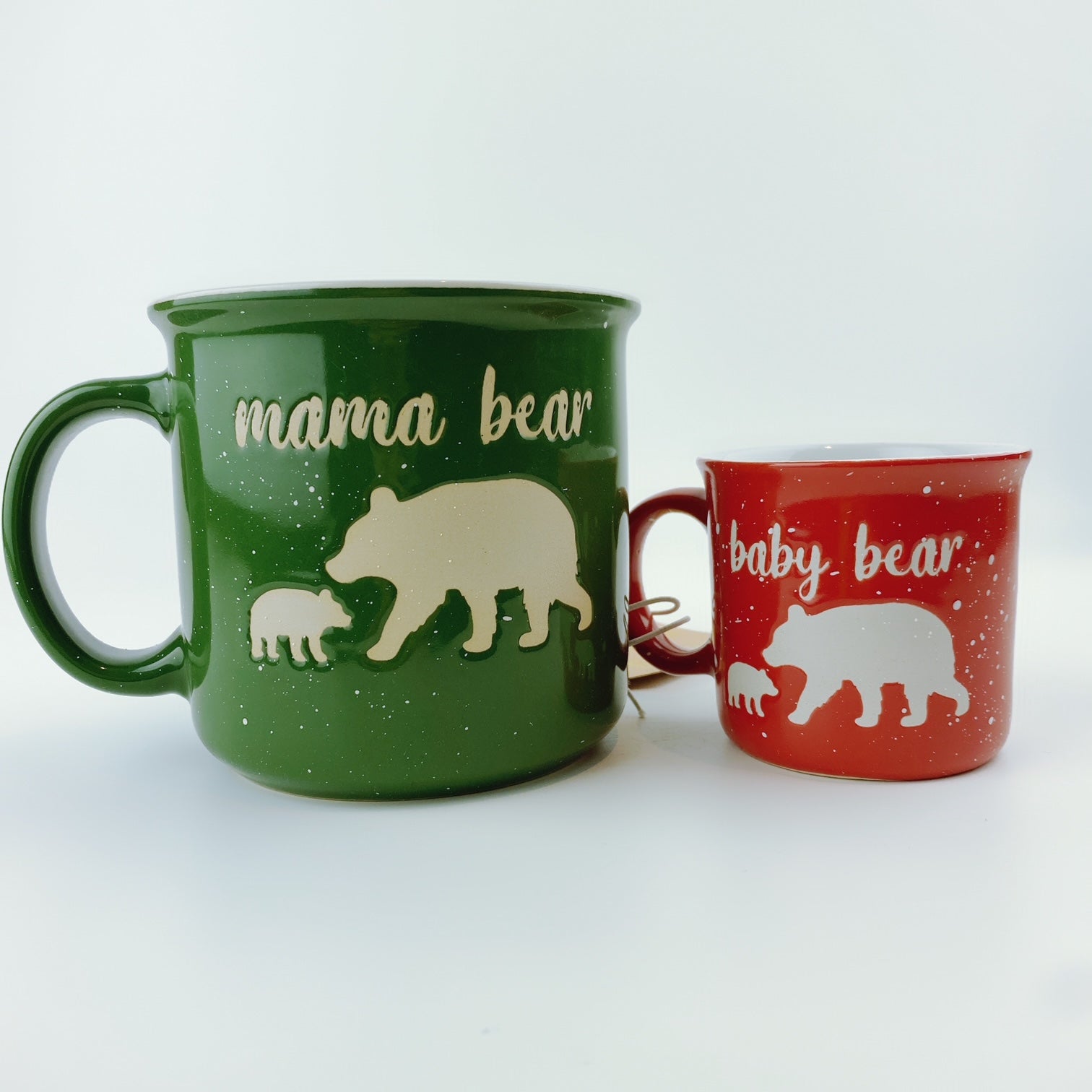 Holly & Joy Baby Bear and Mama Bear Drinking Cups Set – Pit-a-Pats.com