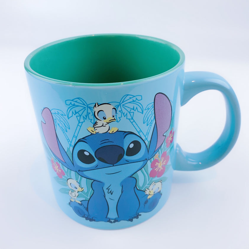 Disney Lilo & Stitch Stitch With Baby Ducks Ceramic Mug Cup 20 OZ – Pit ...