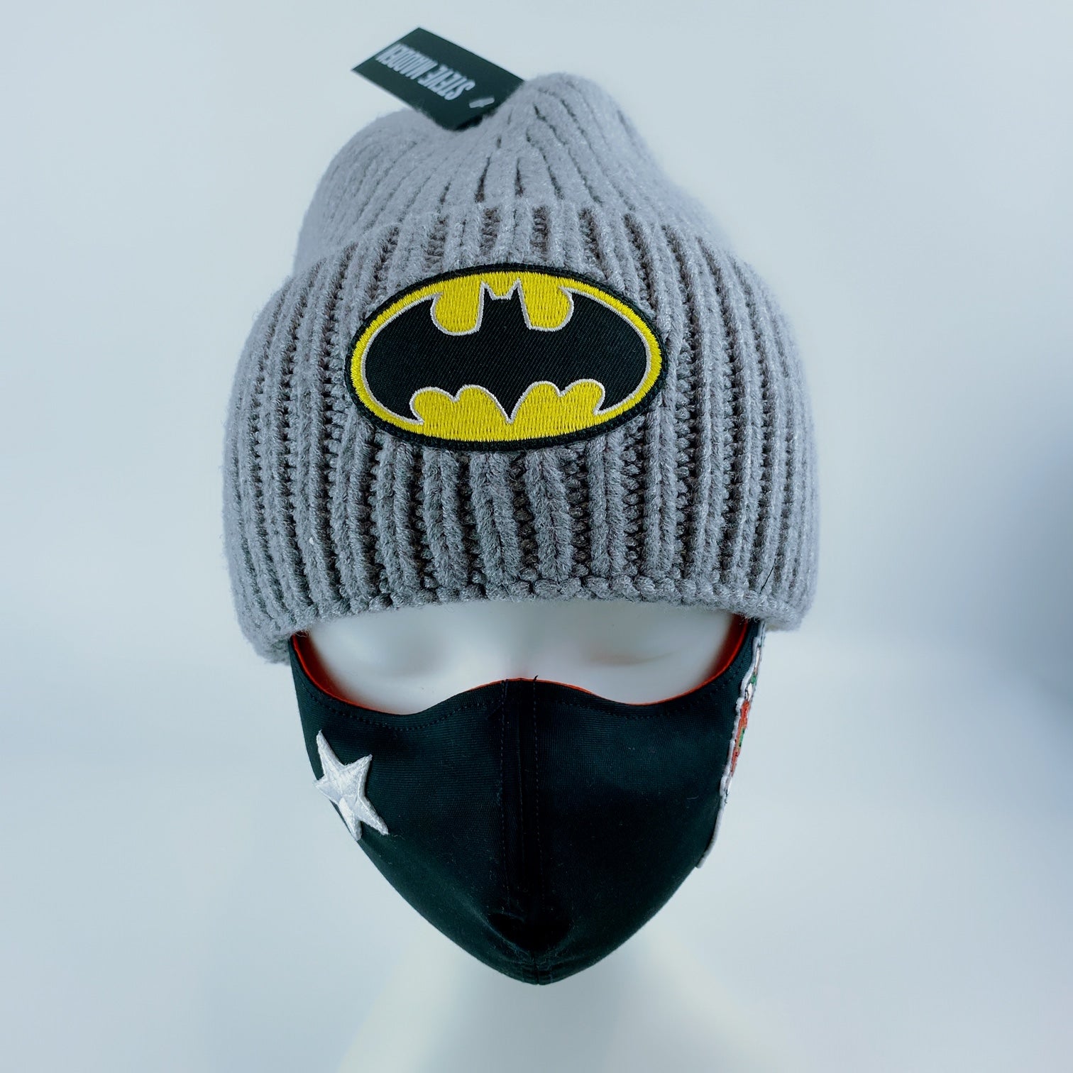 STEVE MADDEN DC Comics Batman Basic Cuff Hat - Grey – Pit-a-Pats.com