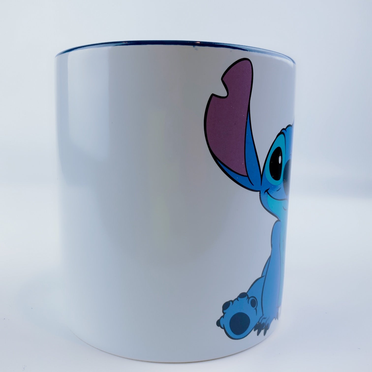 Disney Lilo and Stitch Aloha 14oz Coffee Mug / Cup,blue with Blue  Interiorspin