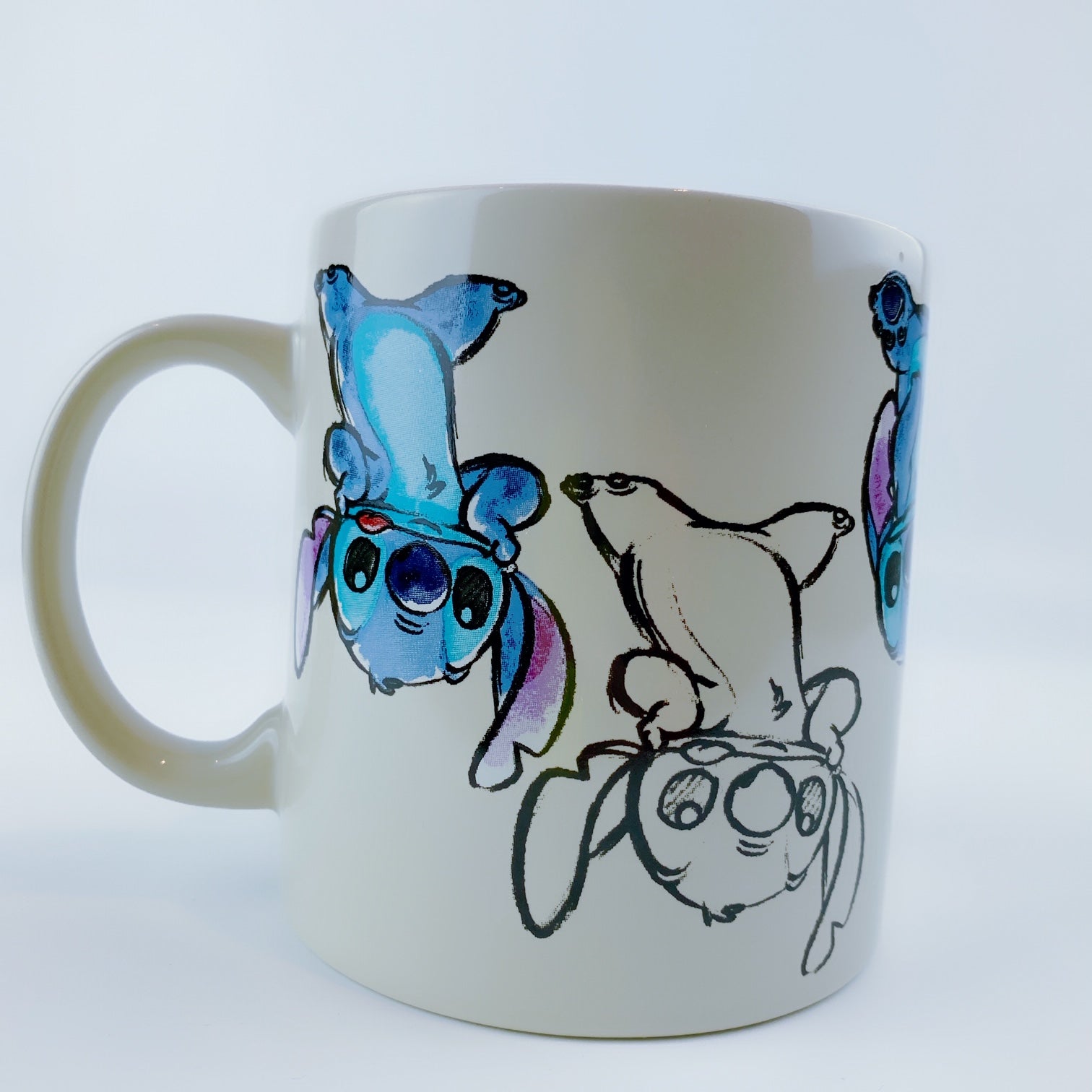 Disney Stitch 2oz Sculpted Ceramic Mini Cup