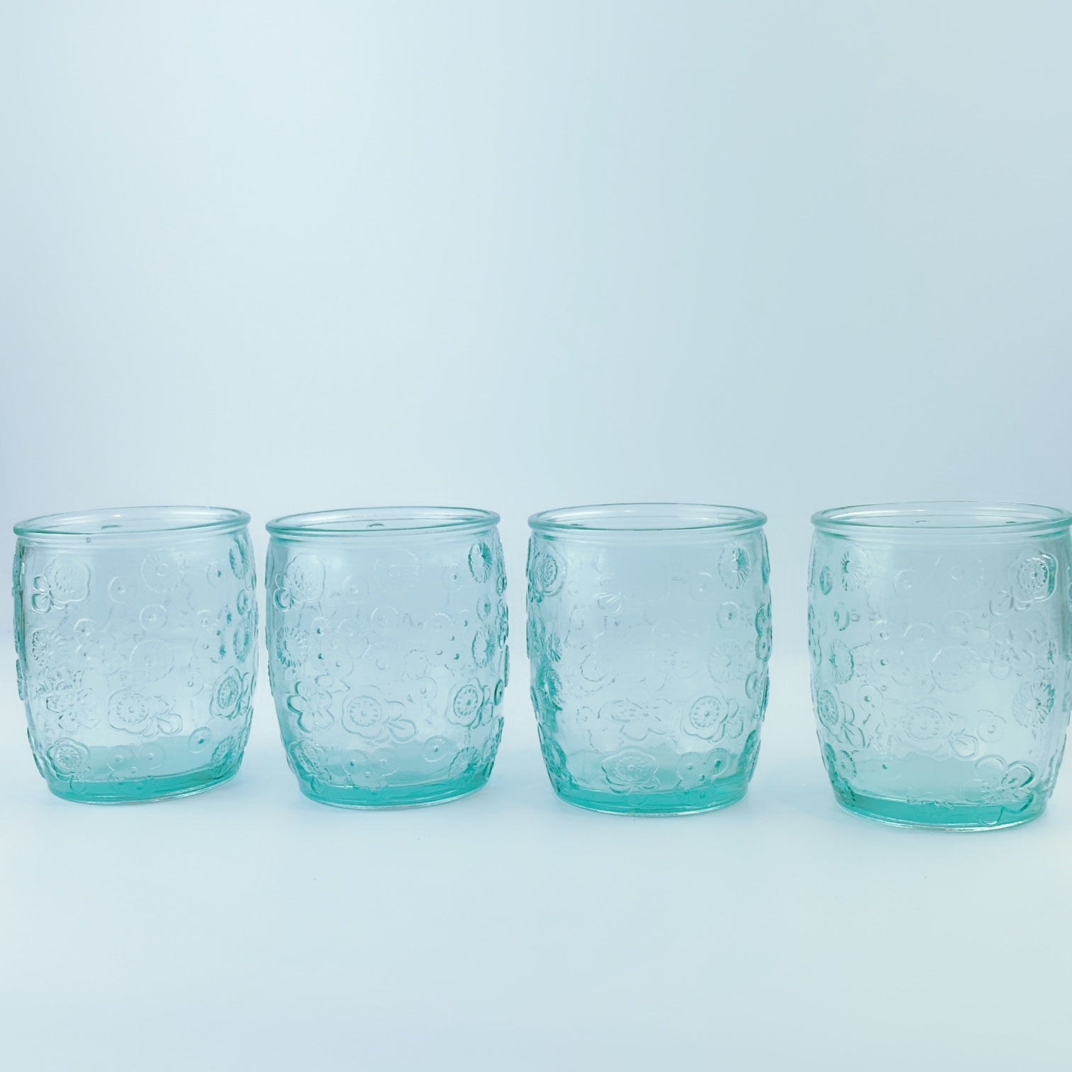 Recycled Bubble Glass Tumblers 