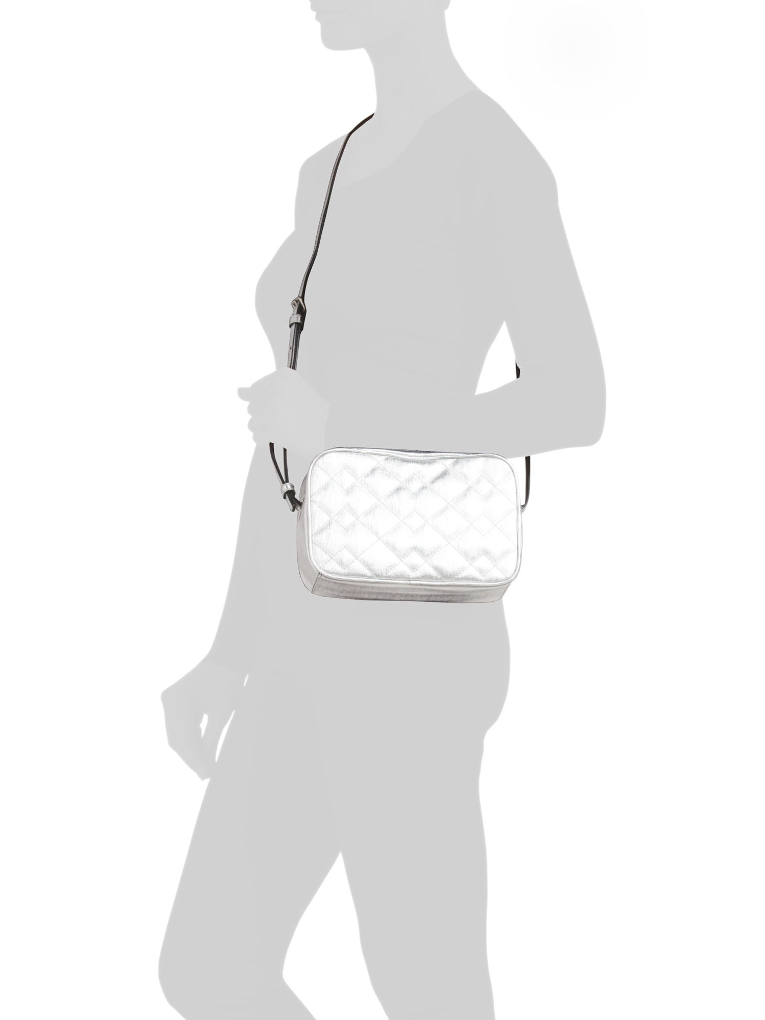 Marc Jacobs Sway Metallic Whipstitch Crossbody Bag