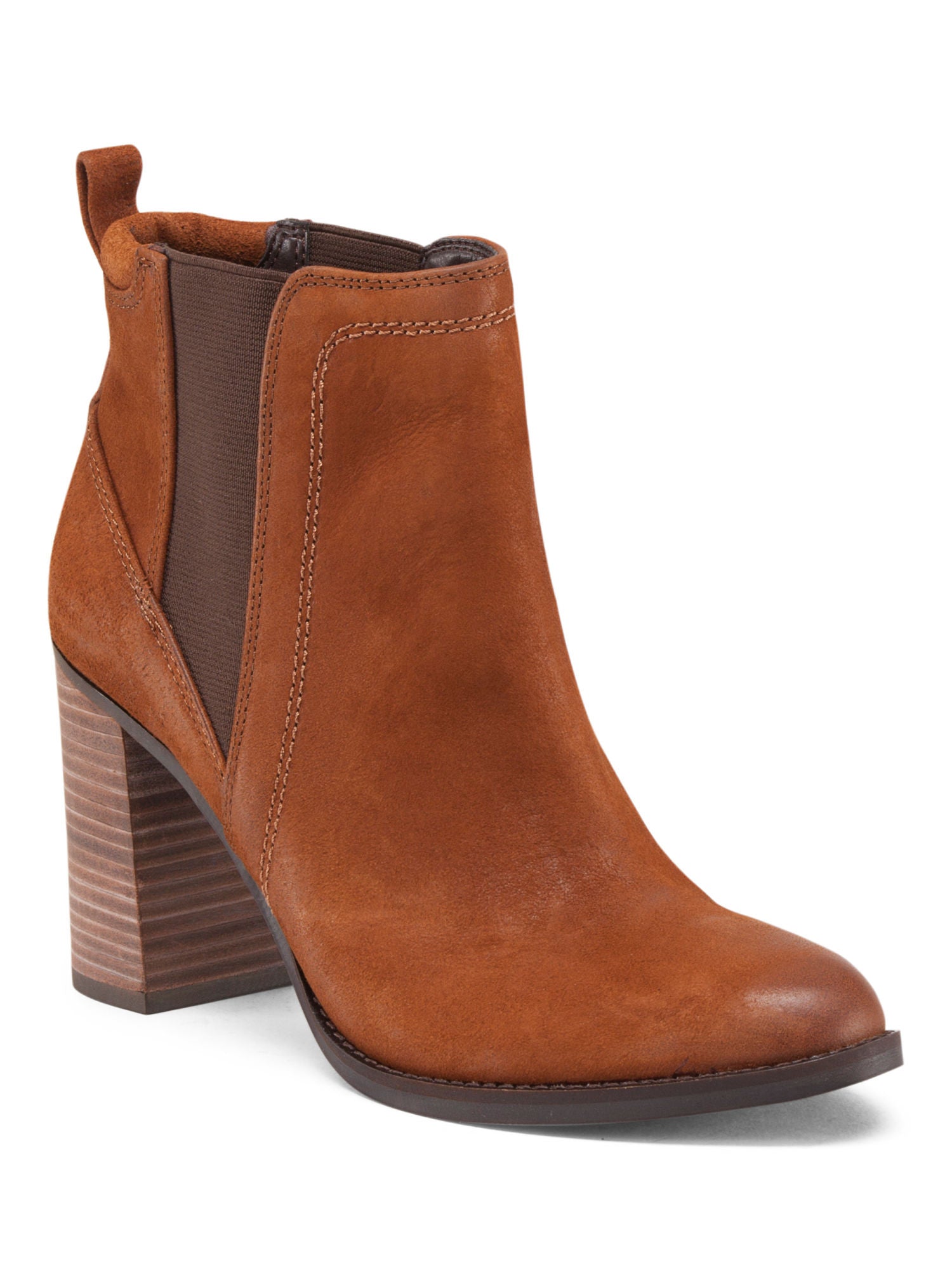 Franco sarto brown leather booties hotsell